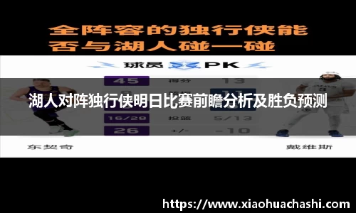 湖人对阵独行侠明日比赛前瞻分析及胜负预测